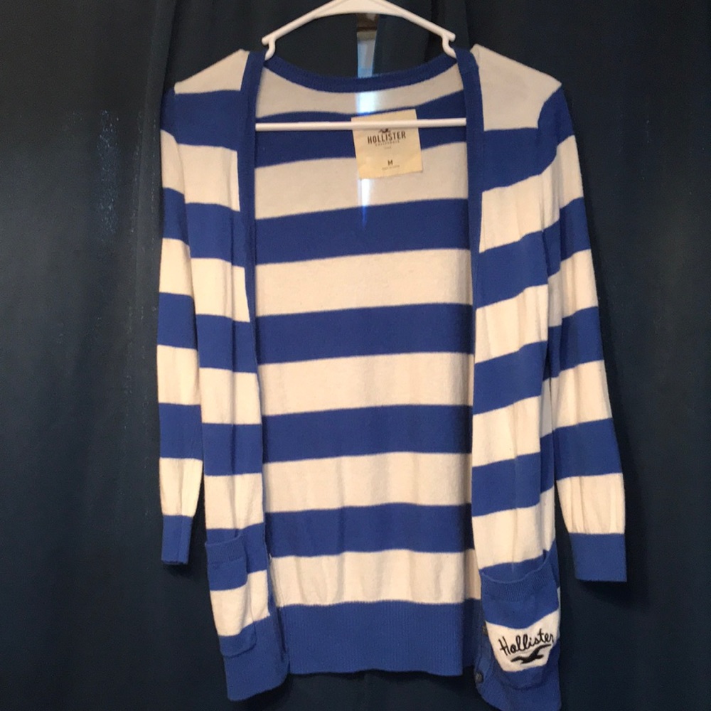 Hollister striped cardigan